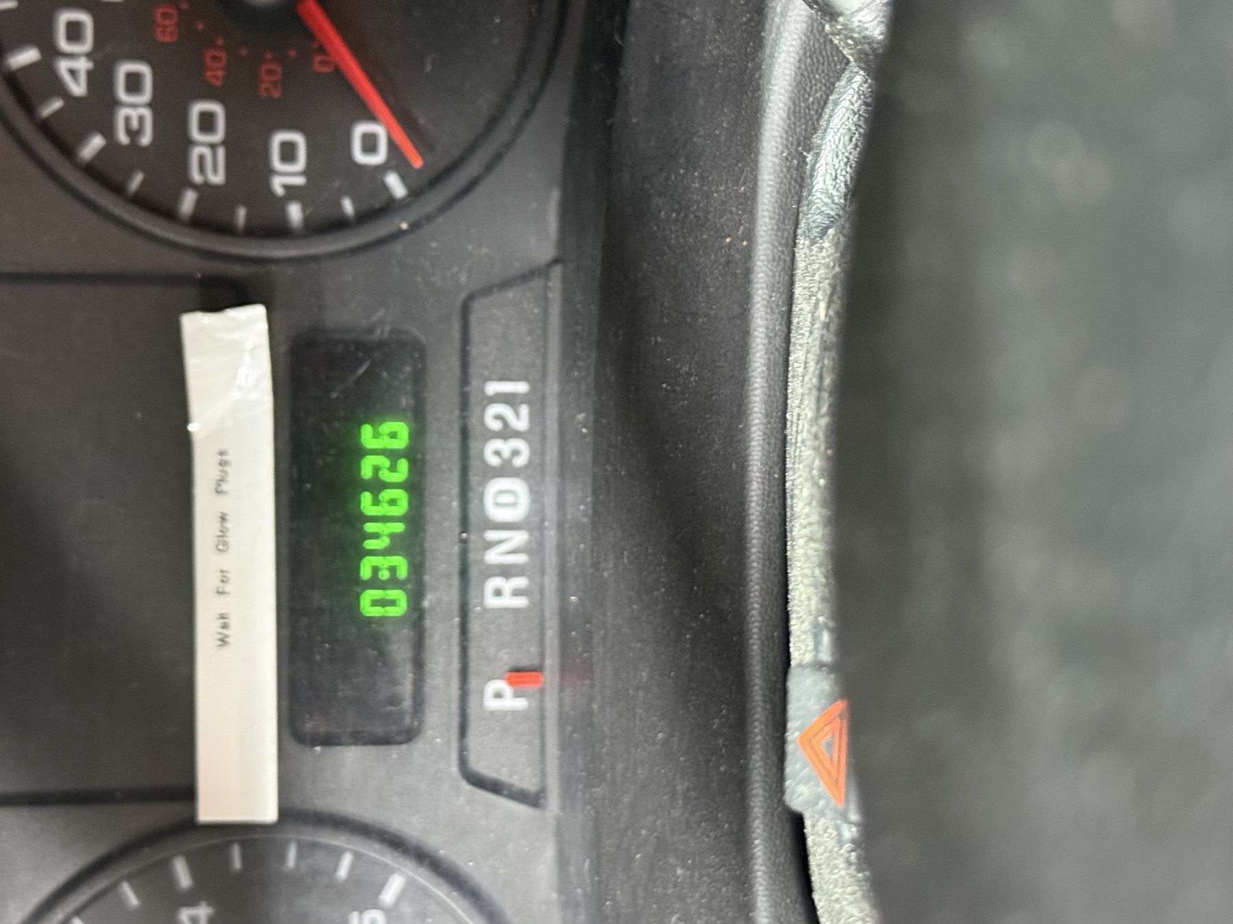 Odometer: 34,626 miles.