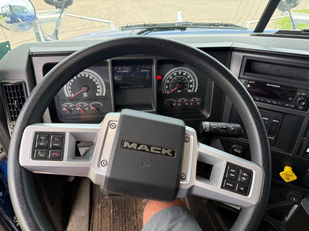 Gauge cluster, June 2026: 12,338 miles (chassis ID MR9145502).