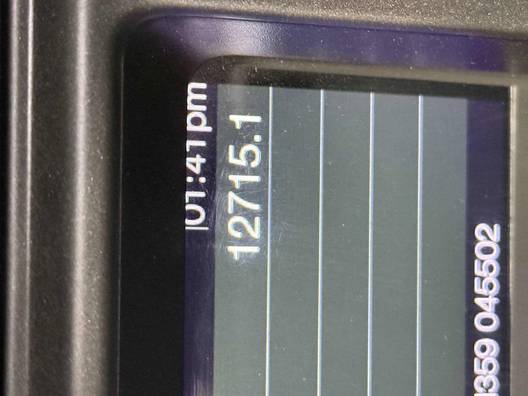 Odometer, September 18, 2026: 12,715 miles.