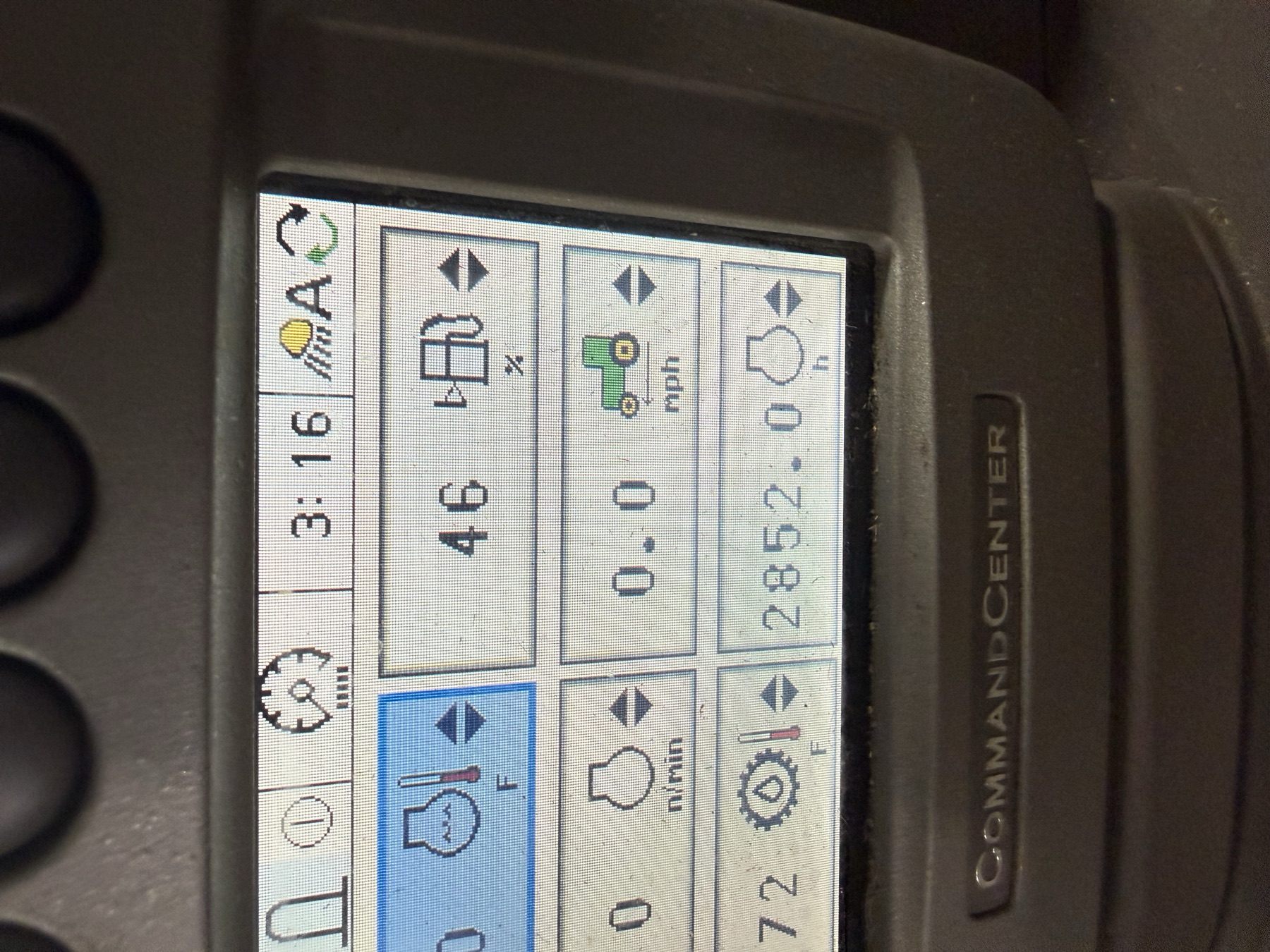 Command Center display, September 18, 2026: 2,852.0 hours.
