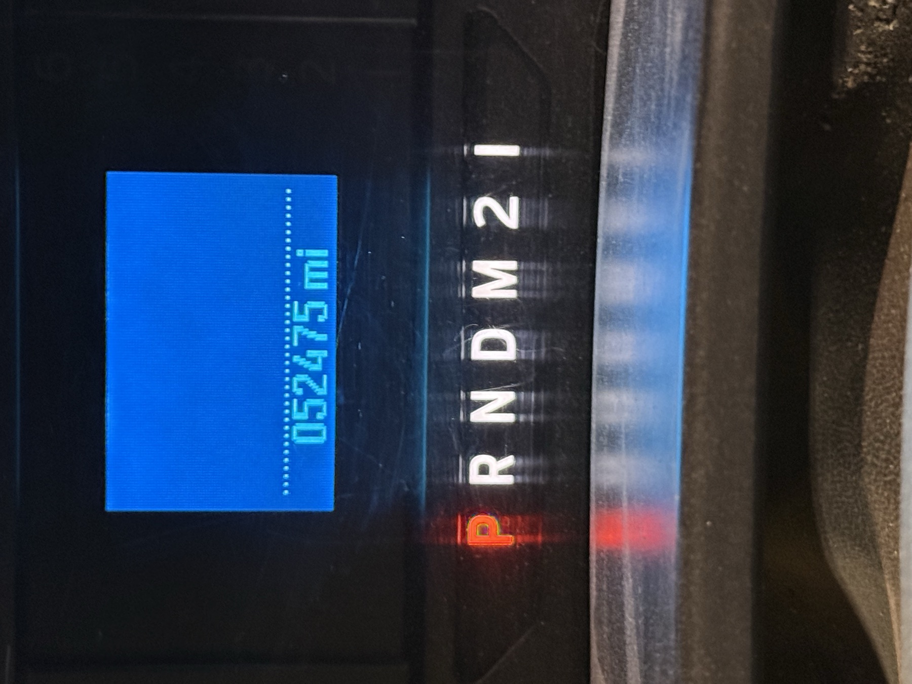 Odometer, September 18, 2026: 52,475 miles.